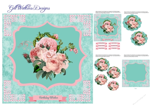 Pink Bouquet Pyramage