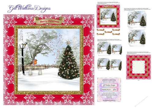 Scenic Christmas Pyramage
