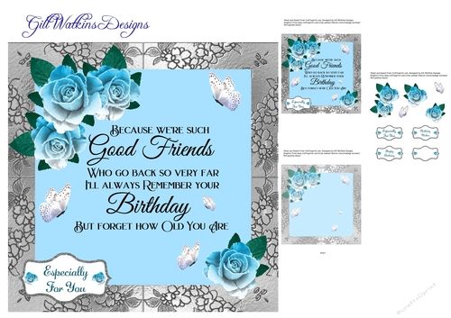 Good Friends Birthday Quote