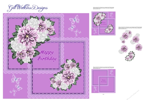 Dahlia & Lace Happy Birthday