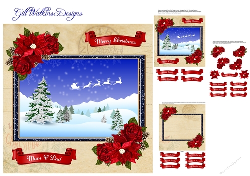 Merry Christmas Scene 2
