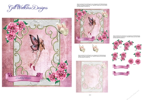 Dahlia Fairy Birthday