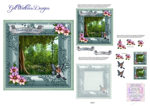 Forest Fairy Thinking of You Card