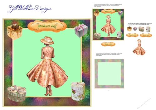 Mothers Day Orange Dress