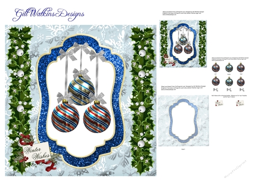 Baubles and Holly Blue
