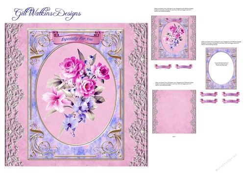 Bouquet and Lace Pink