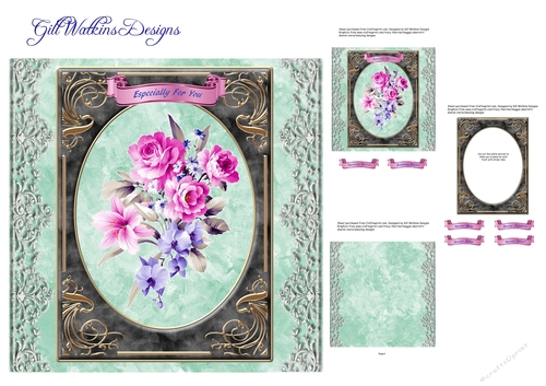 Bouquet and Lace Green
