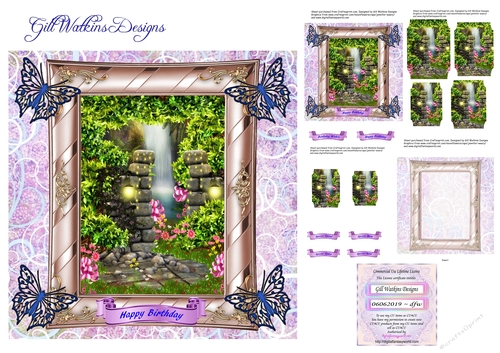 Fairy Waterfall Pyramage Birthday
