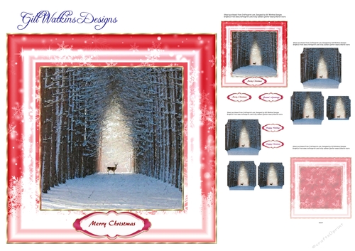 Deer in the Woods Pyramage