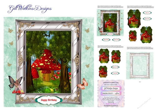Red Mushroom House pyramage