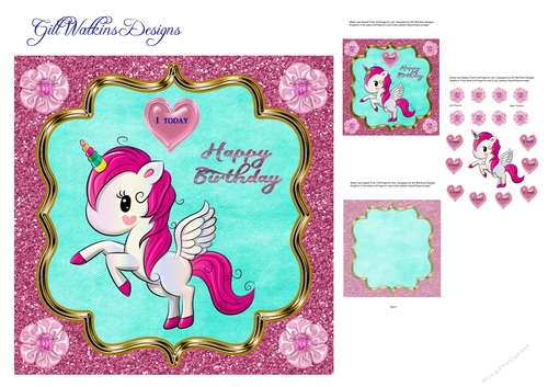Glitter Pink Birthday