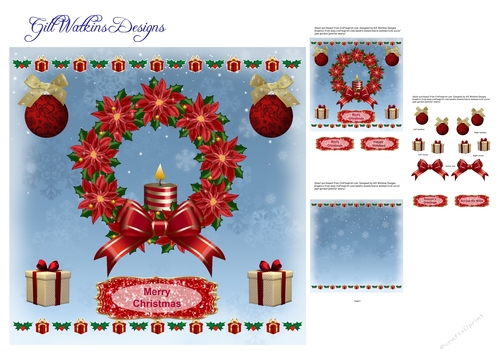 Merry Christmas Wreath