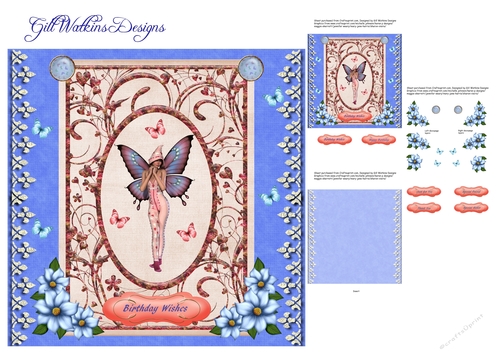 Butterfly Fairy Blue