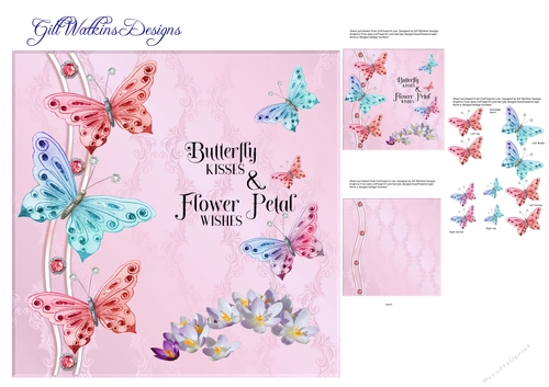 Butterfly Kisses Pink