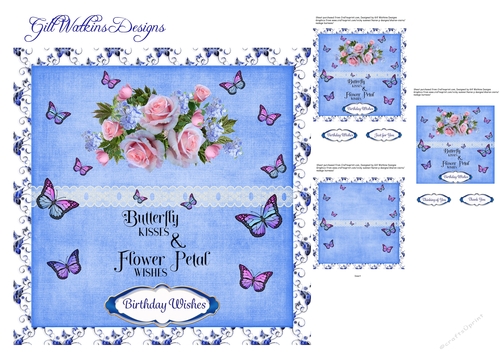 Butterfly and Bouquet Quote