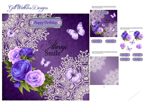 Always Smile Purple