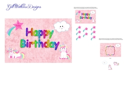 Rainbow Happy Birthday ages 1 - 8