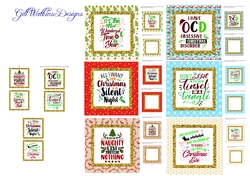 Christmas Quotes Set of 6 Quick Cards