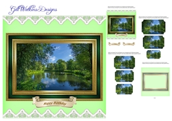 Pond and Trees Pyramage