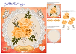 Orange Rose Anniversary