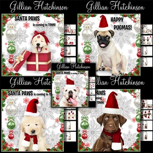 Santa Paws is Coming to Town BUMPER KIT