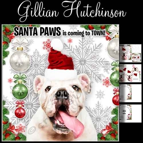 Santa Paws Bulldog