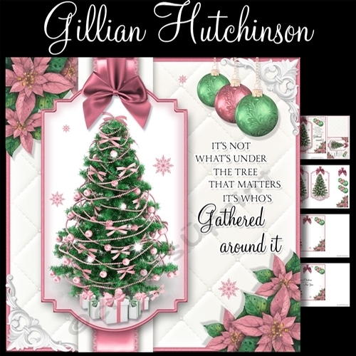 The Dusky Pink Christmas Tree 7x7