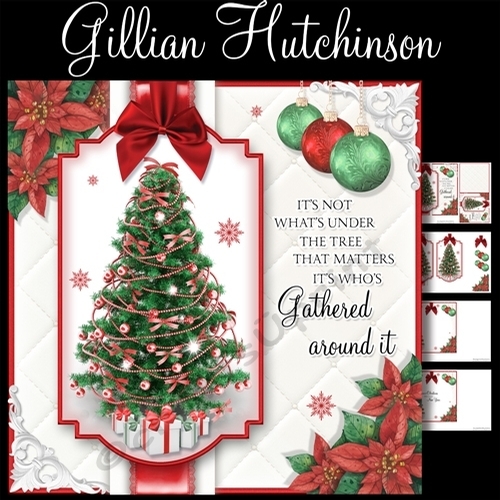 The Red Christmas Tree 7x7