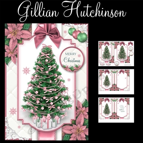 The Dusky Pink Christmas Tree 5x7