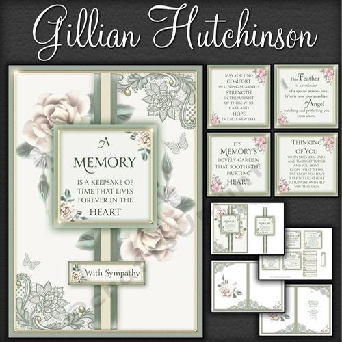 Meaningful Words - A5 Sympathy Roses