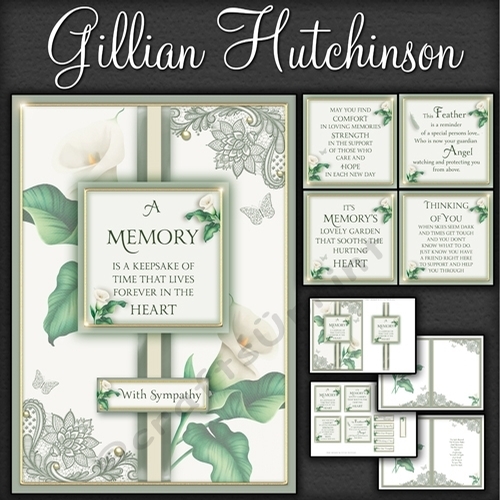 Meaningful Words - A5 Sympathy Lily