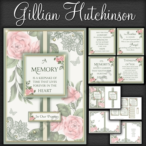 Meaningful Words - A5 Sympathy Peony