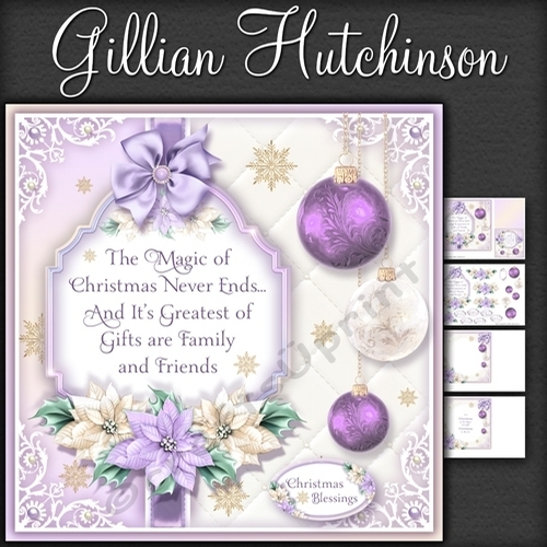 The Lilac Christmas Baubles