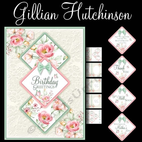 Triple Square Floral Mix