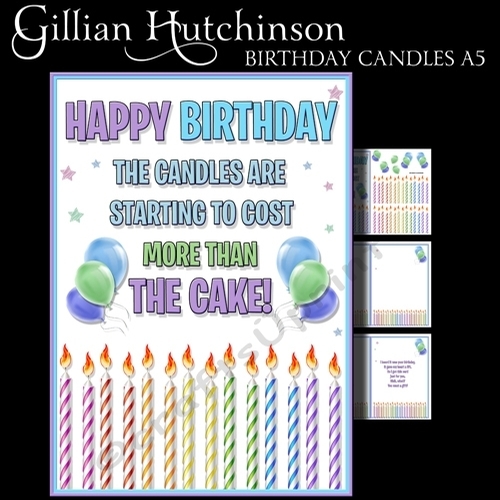 Birthday Candles A5