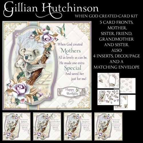 When God Created - Female Card Kit