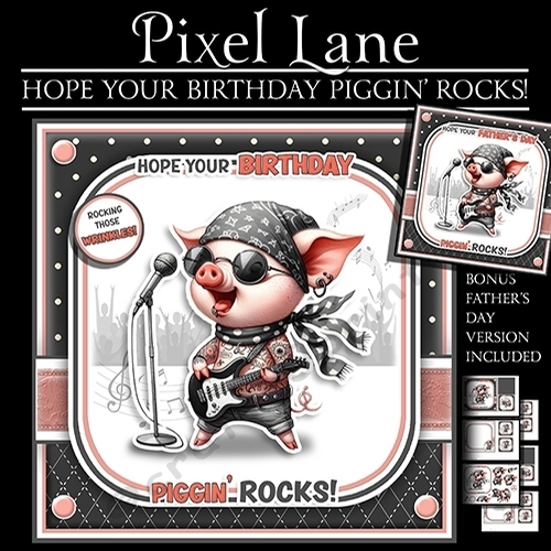 Hope Your Birthday Piggin Rocks!