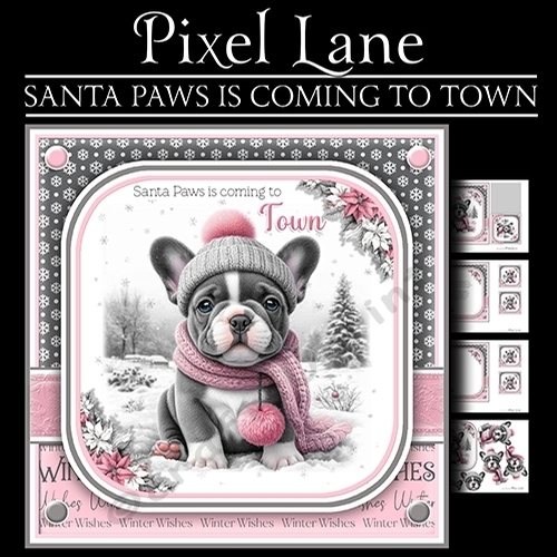 Santa Paws Is Coming To Town (Female French Bulldog)