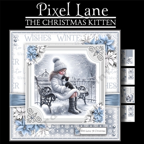 The Christmas Kitten (Little Girl)