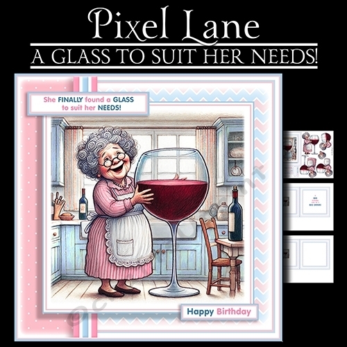 A Glass To Suit Her Needs! 