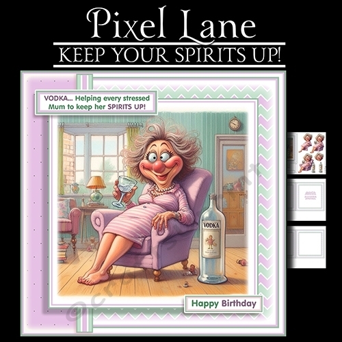 Keep Your Spirits Up! (Vodka Female Younger Version)