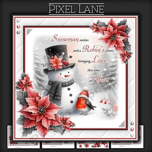 cup1395845_1443 - Snowman Smiles And A Robins Cheer