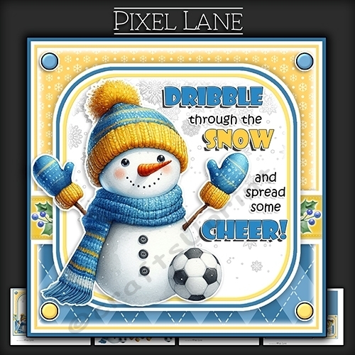 cup1398287_1443 - Dribble Through The Snow (Yellow & Blue)
