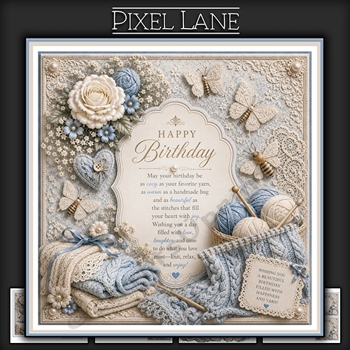 Knitting Birthday Wishes