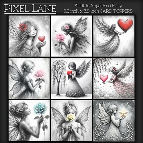 32 Little Angels And Fairy Toppers