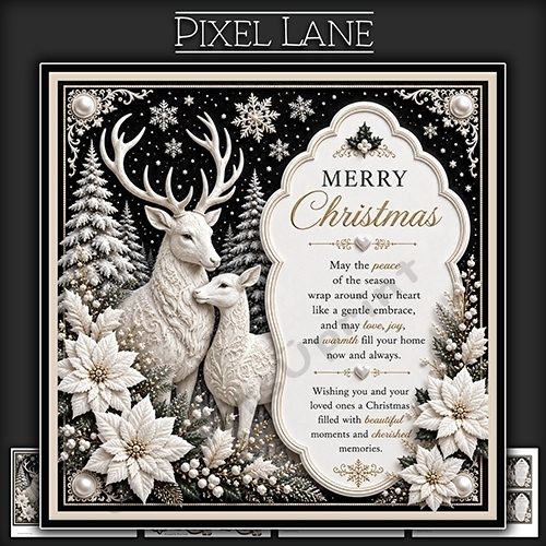 Graceful Christmas Deer