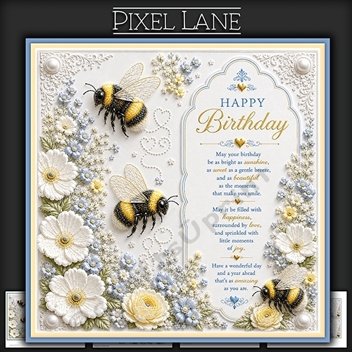 cup1449450_1443 - Buzzing By to Wish You a Happy Birthday