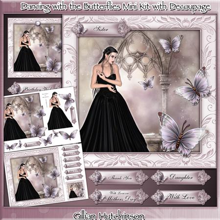 Dancing with the Butterflies 8x8 Mini Kit