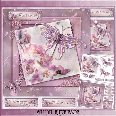 Wild Flowers & Butterfly Mini Kit