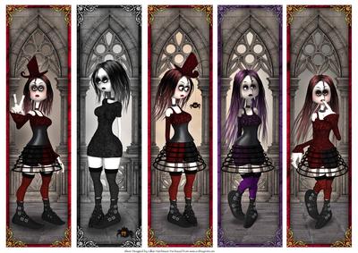 Little Goth Mood Swingers Bookmarks